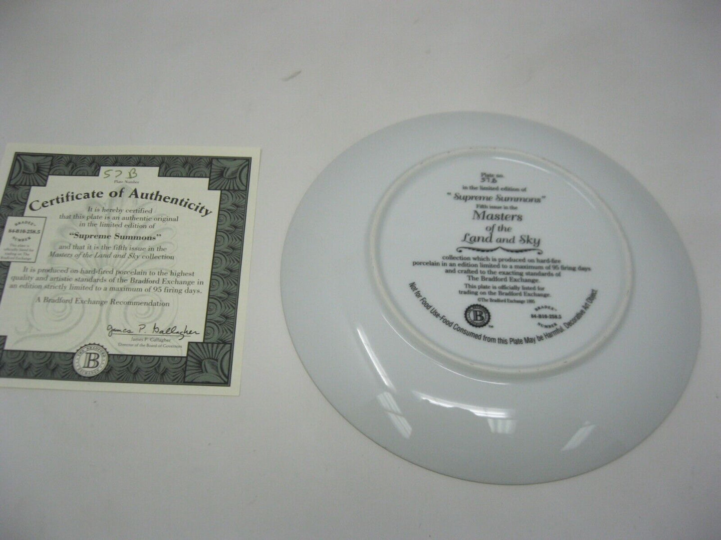 Vivi K. Crandall "Supreme Summons" Collector Plate