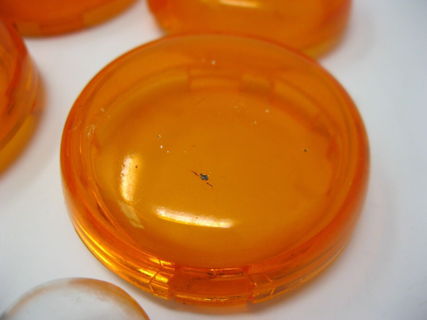 Unbranded 4-Pack of Amber Signal Light Lens's. Replaces Harley OEM 68973-00
