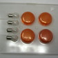 Unbranded 4-Pack of Amber Signal Light Lens's. Replaces Harley OEM 68973-00