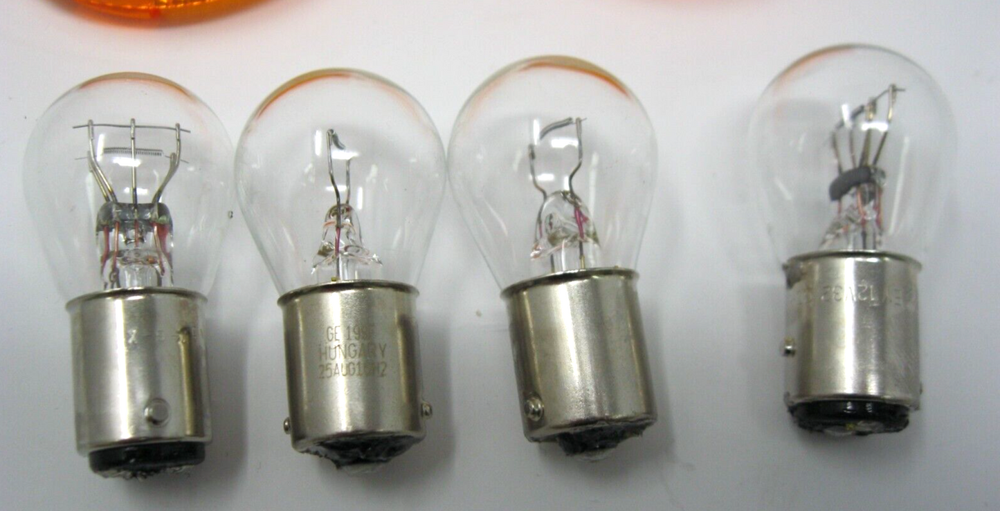Unbranded 4-Pack of Amber Signal Light Lens's. Replaces Harley OEM 68755-07