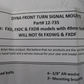 Arlen Ness  Black Custom Turn Signal Mount  12-736