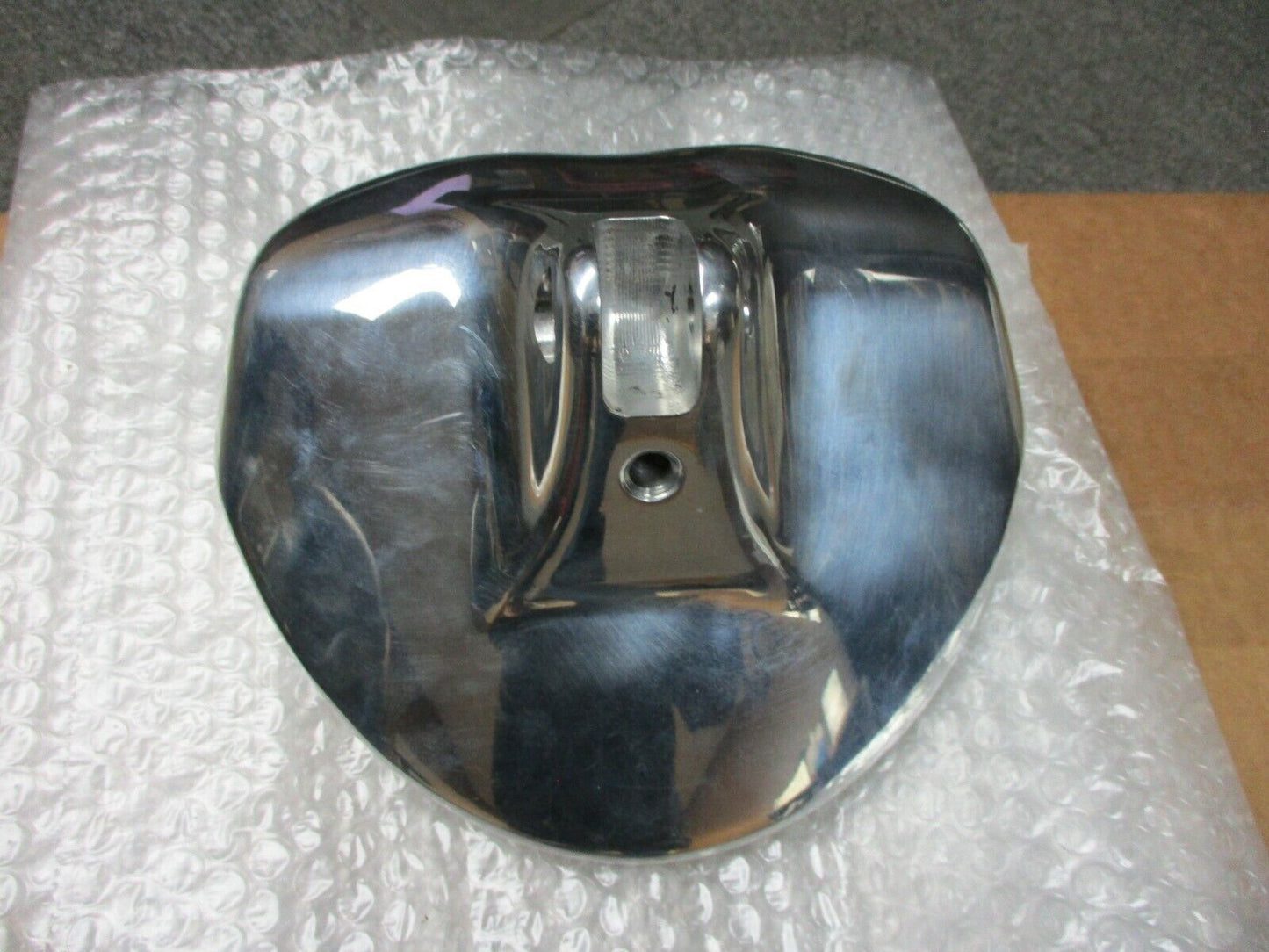 Eurocomponents Headlight 3D Polished Solid Billet for Harley Davidson V-Rods