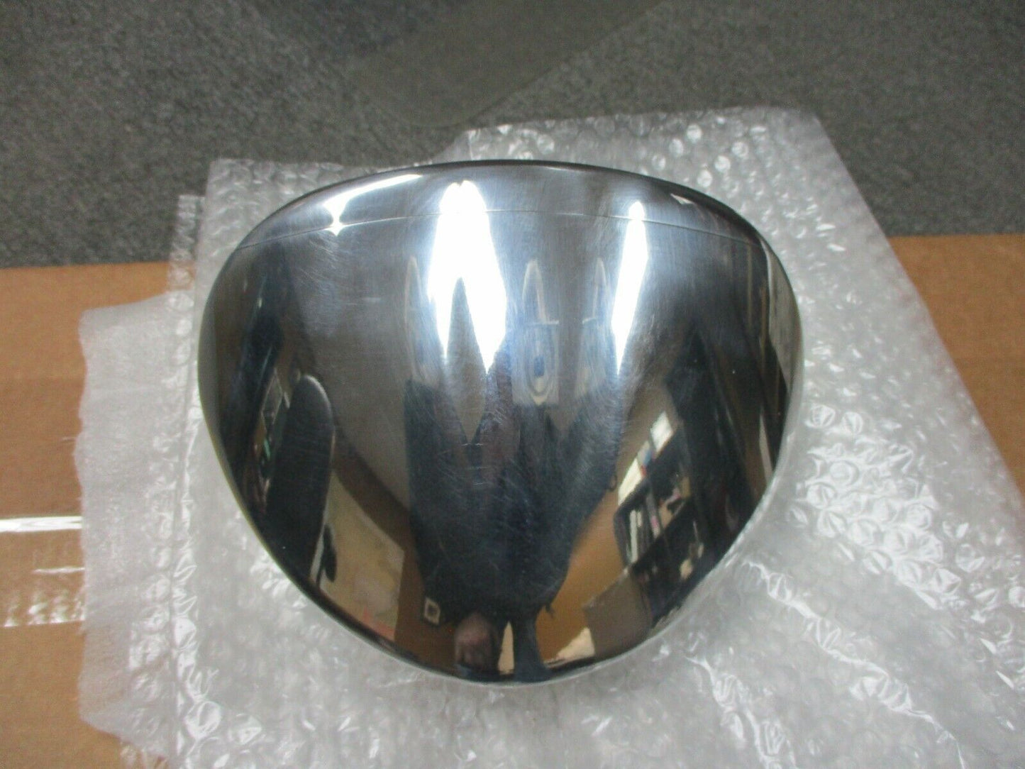 Eurocomponents Headlight 3D Polished Solid Billet for Harley Davidson V-Rods