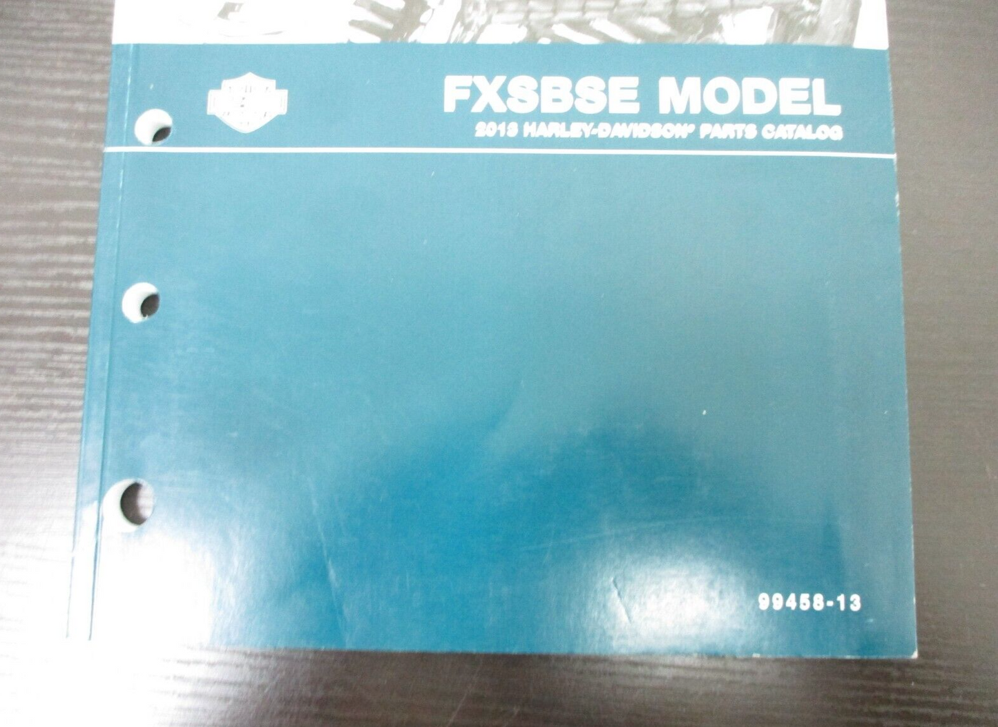 Harley-Davidson 2013 FXSBSE Model Parts Catalog 99458-13