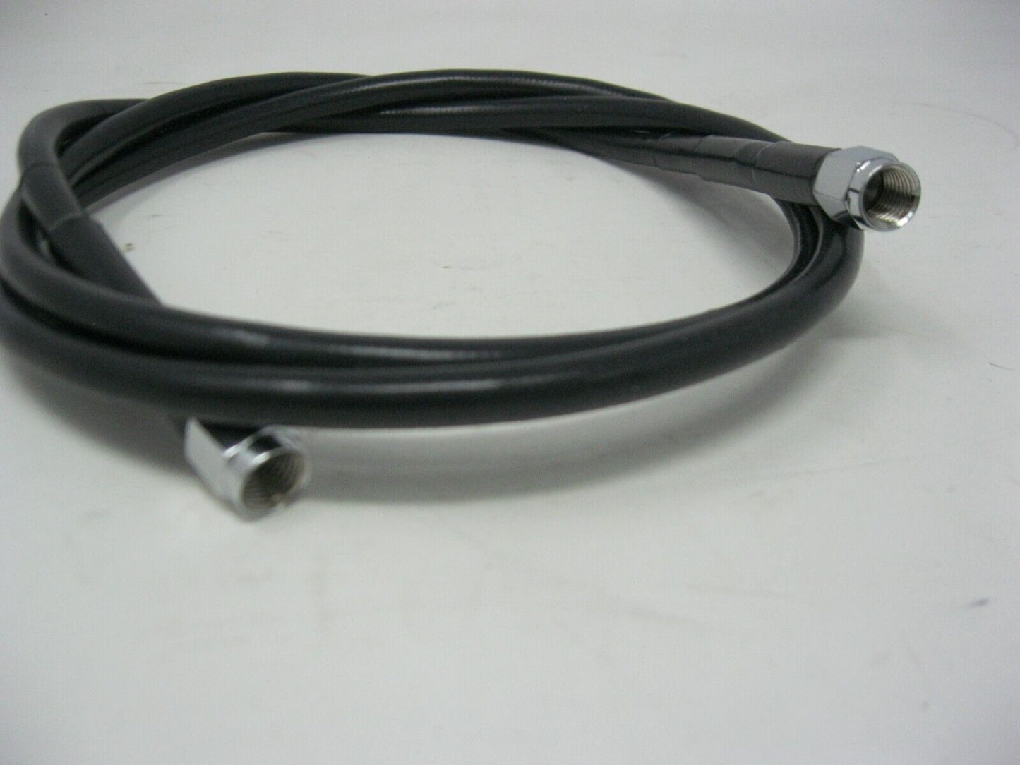 Drag Specialties 1741-2730 Black S/S Brake Line