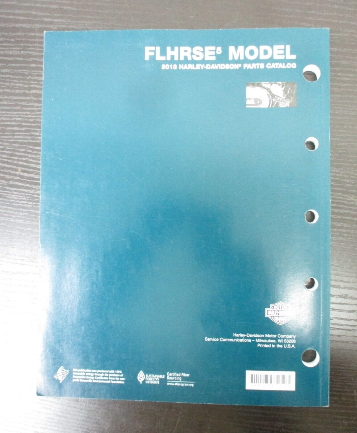 Harley-Davidson 2013 FLHRSE5 Model Parts Catalog 99433-13