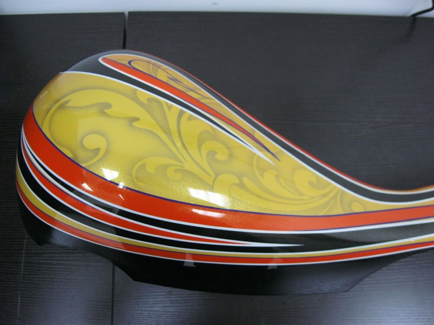 Decorative Airbrushed Motorcycle Fuel Gas Tank Cover Extra Long