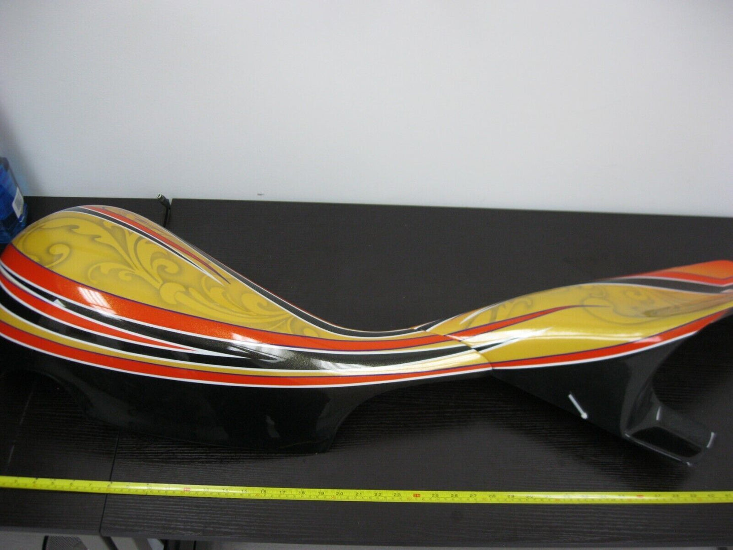 Decorative Airbrushed Motorcycle Fuel Gas Tank Cover Extra Long