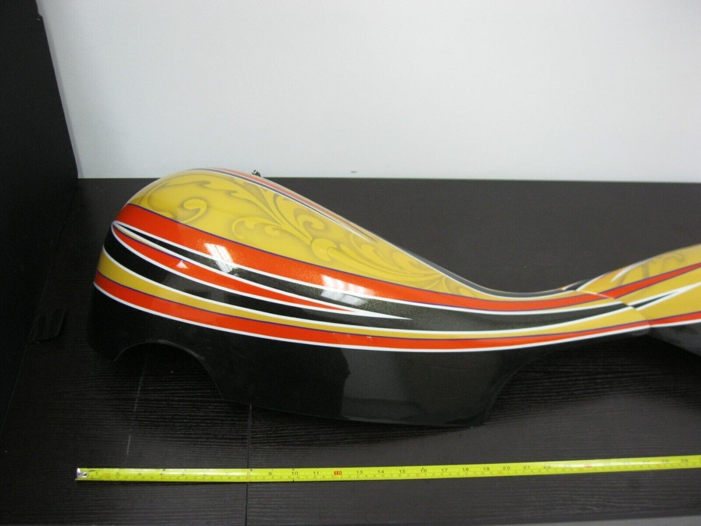 Decorative Airbrushed Motorcycle Fuel Gas Tank Cover Extra Long