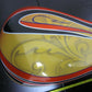 Decorative Airbrushed Motorcycle Fuel Gas Tank Cover Extra Long