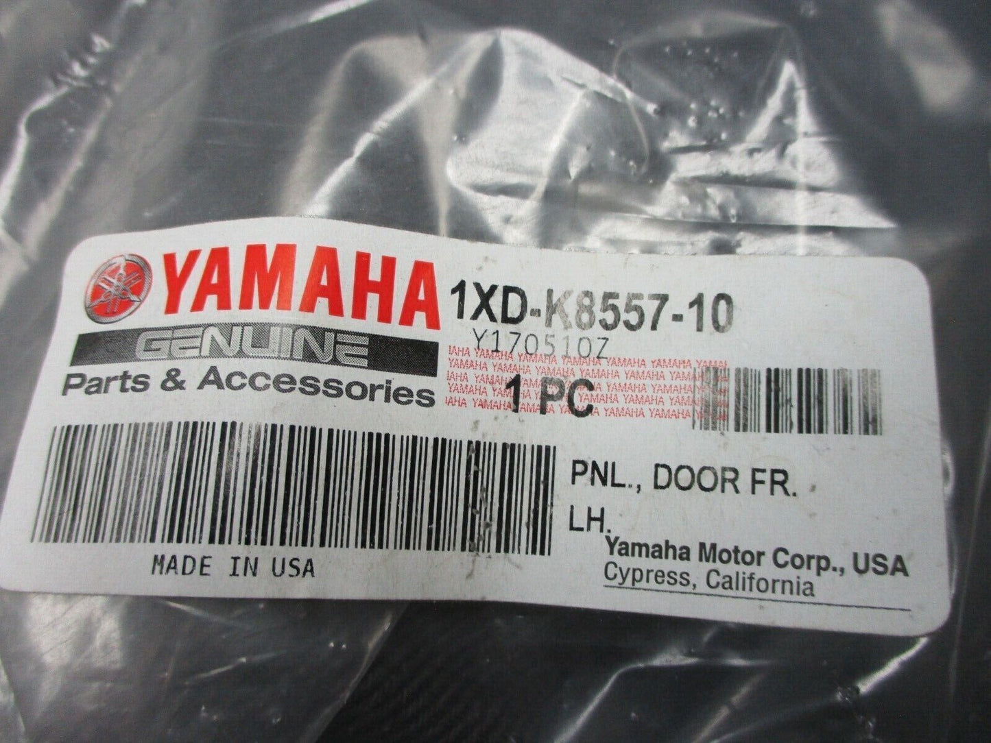 Yamaha OEM 14-17 Viking Left Hand Door Panel 1XD-K8557-10-00