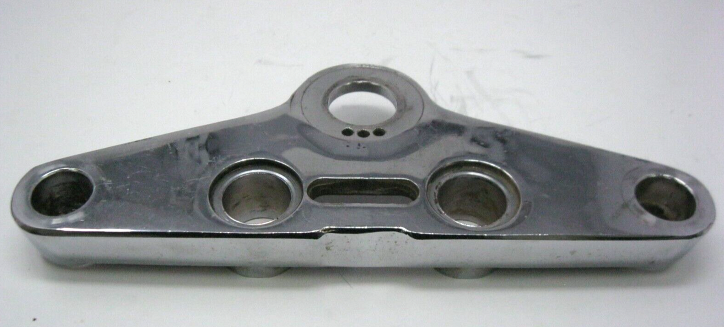 Chrome Triple Tree Upper Plate (Unknown Fitment)