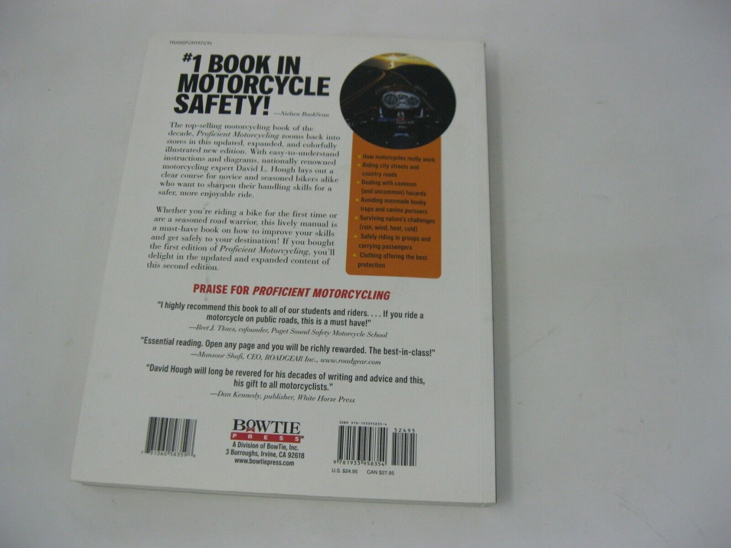 Proficient Motorcycling by David L. Hough
