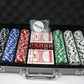 Poker Set in Aluminum Kit