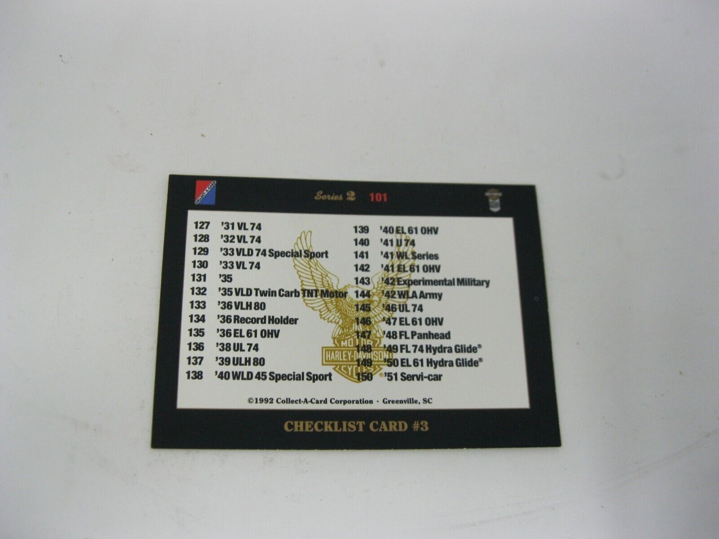 Harley-Davidson Collectors Cards Series 2