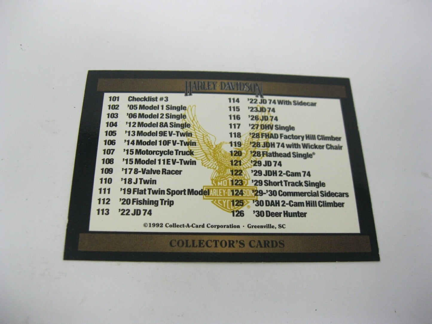 Harley-Davidson Collectors Cards Series 2