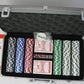 Poker Set in Aluminum Kit
