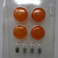 Harley-Davidson Amber Signal Lens With Bulbs Four Pack (2 Broken Tabs) 68973-00