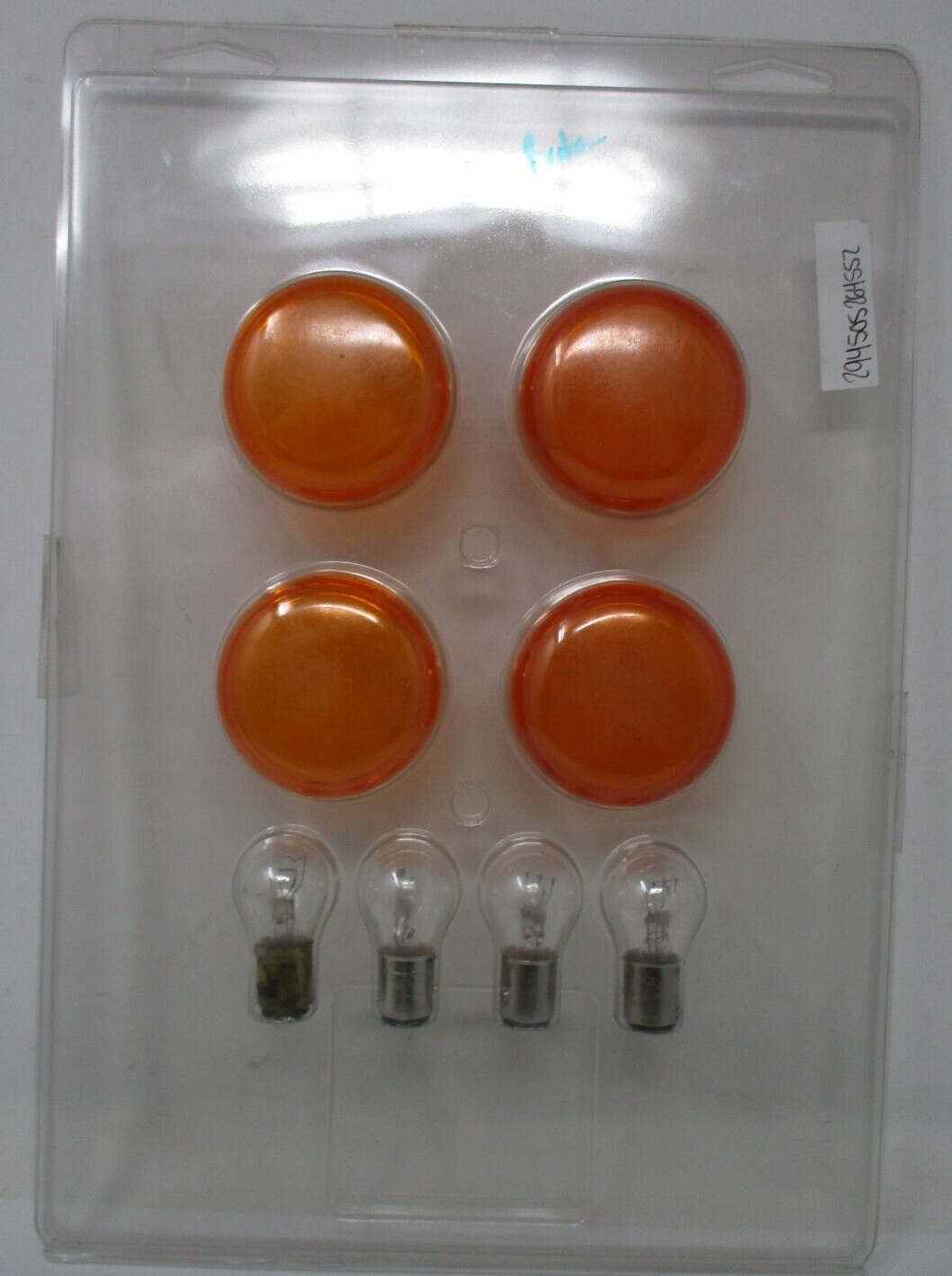 Harley-Davidson Amber Signal Lens With Bulbs Four Pack (2 Broken Tabs) 68973-00