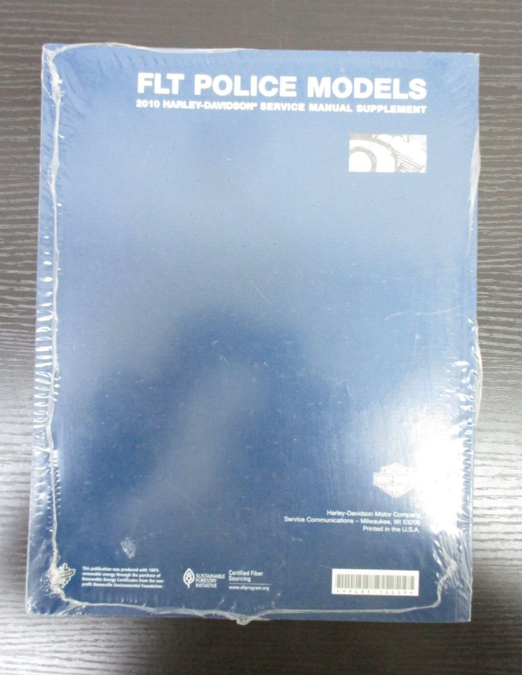 Harley-Davidson FTL Police Models 2010 Service Manual Supplement 99483-10ESP