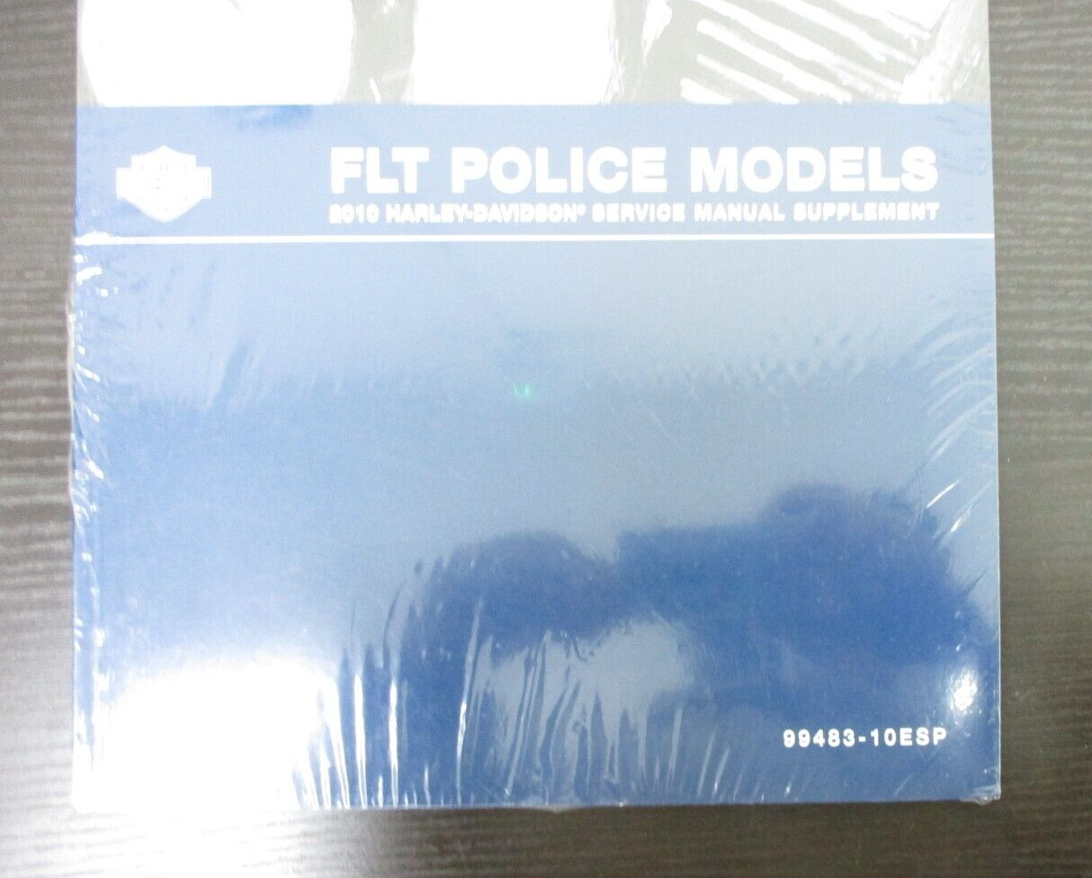 Harley-Davidson FTL Police Models 2010 Service Manual Supplement 99483-10ESP