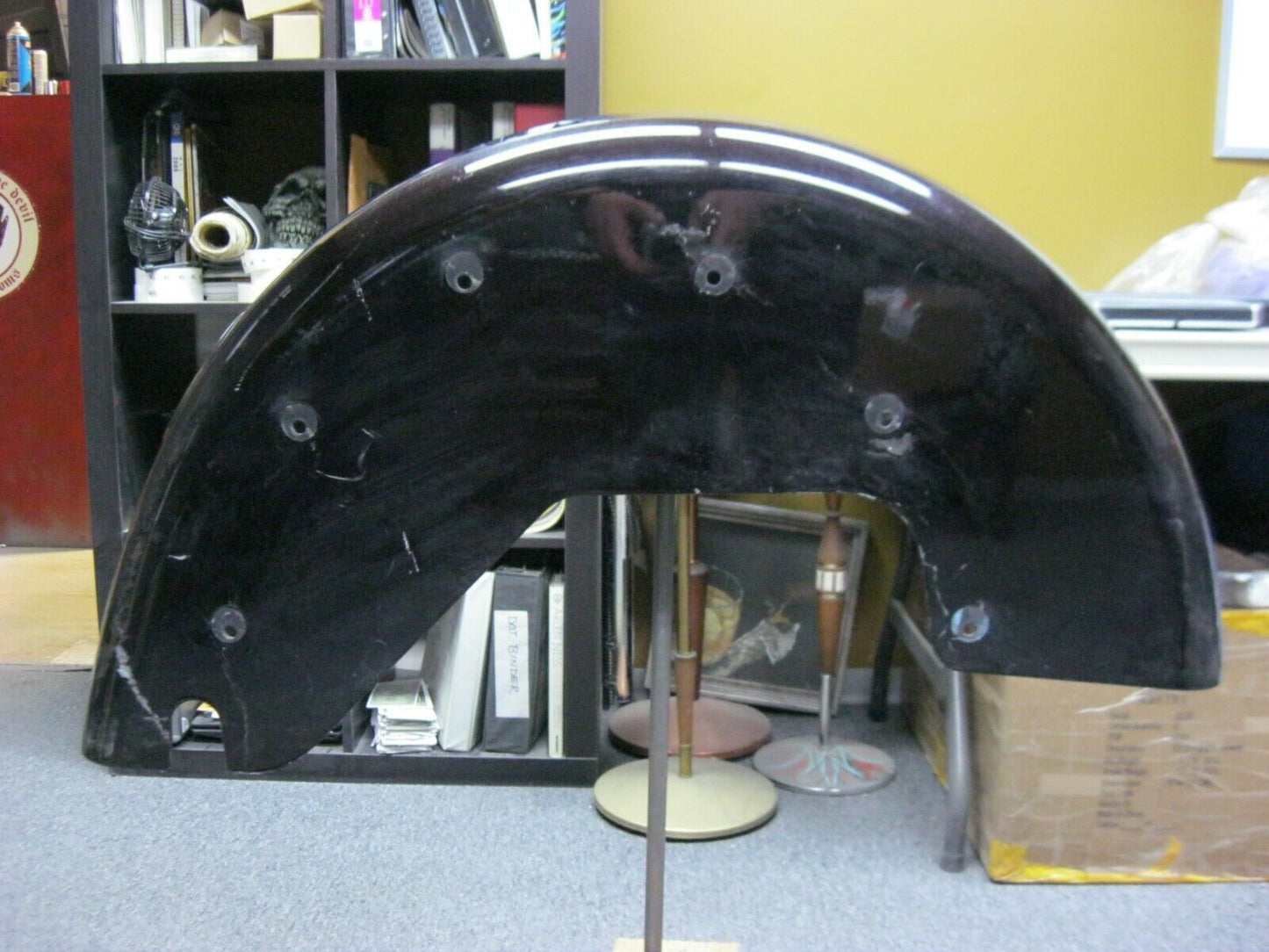 Harley Davidson OEM FLHTCUTG Rear Fender Blackened Cayenne Sunglo 83000054DTA