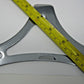Chrome Passenger Back Rest Pad Mount Plate For Harley - No Hardware
