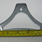 Chrome Passenger Back Rest Pad Mount Plate For Harley - No Hardware