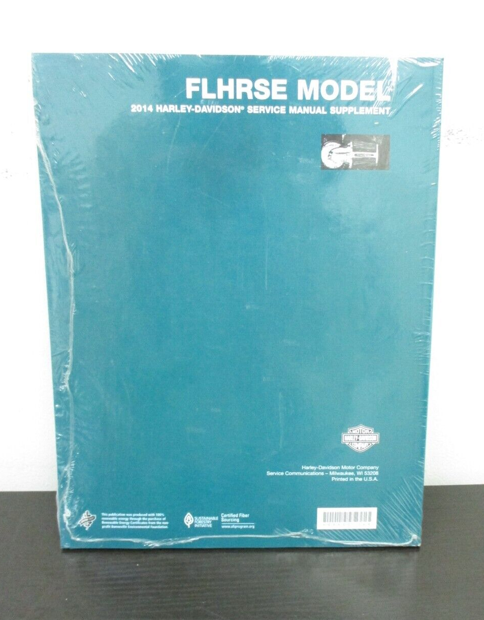 Harley-Davidson 2014 FLHRSE Model Service Manual Supplement 99600-14