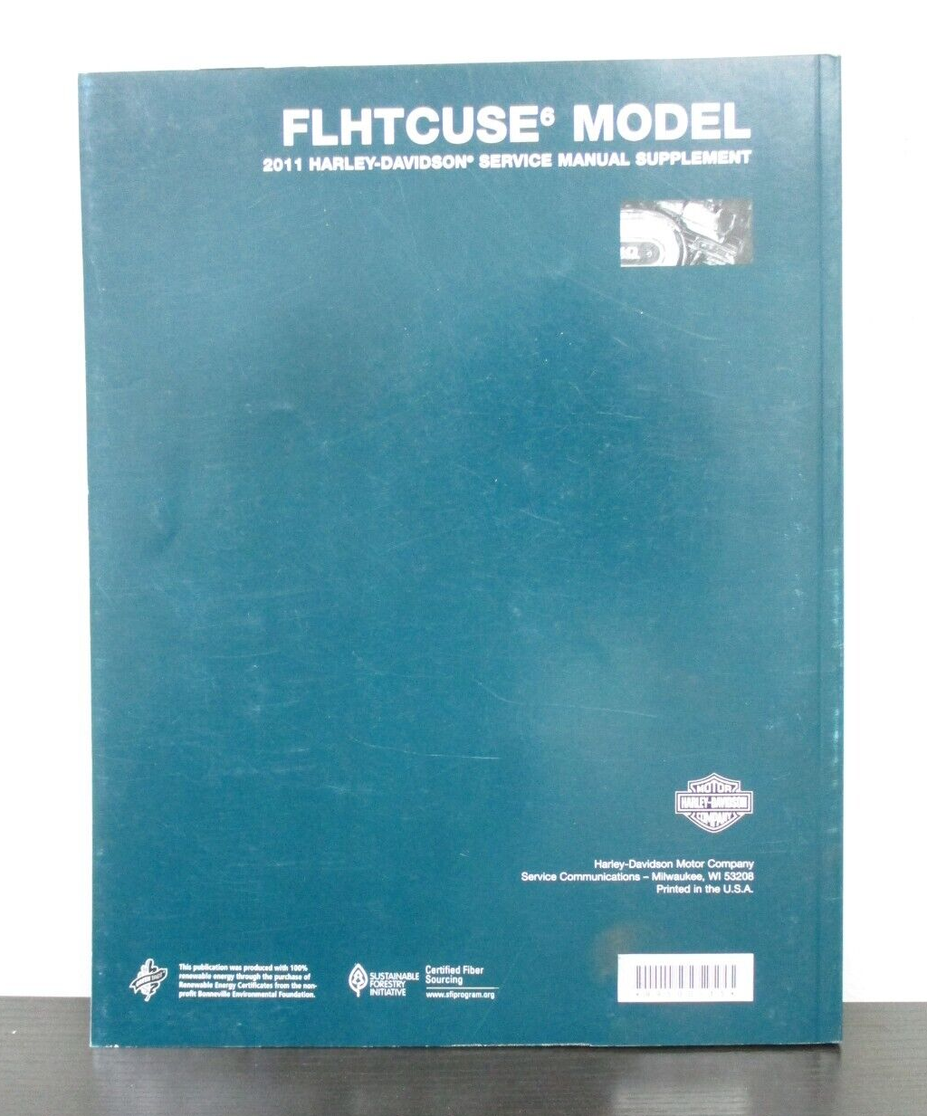 Harley-Davidson 2011 FLHTCUSE6 Model Service Manual Supplement 99500-11