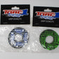TORC1 Racing Donut Grip Set TWO PACK Blue/White and Black/Green