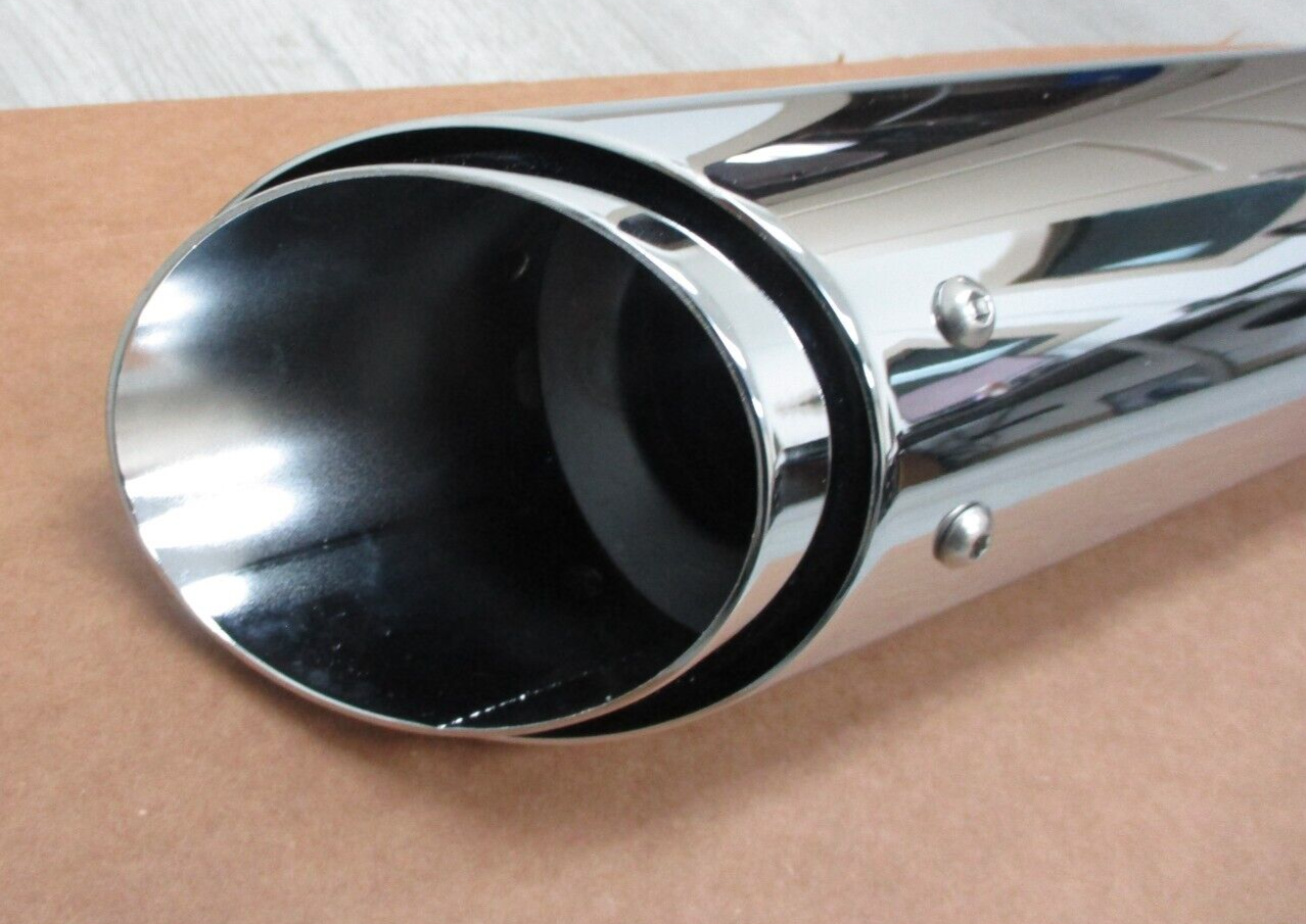 Vance & Hines  Chrome RH Twin Slash Duals Muffler D617RC 1800-1487