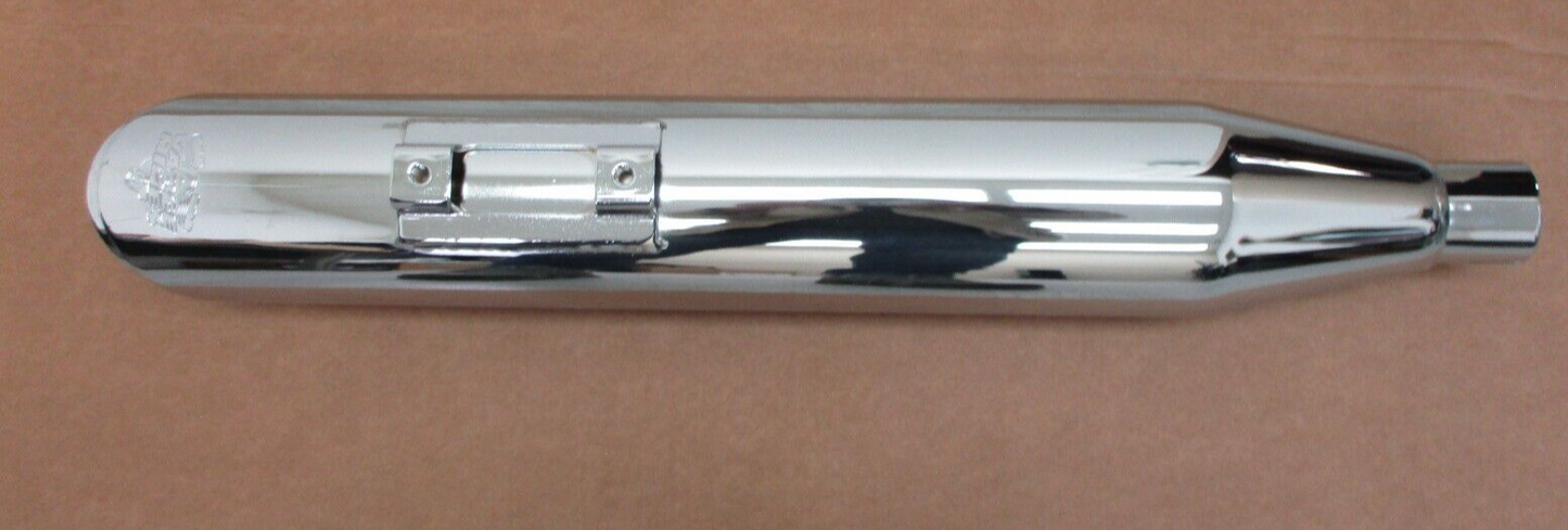 Vance & Hines  Chrome RH Twin Slash Duals Muffler D617RC 1800-1487