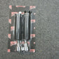 Weighted 1" Handle Bar Grips Metric Yamaha, Suzuki, Honda, Multi Fit Dual Cable