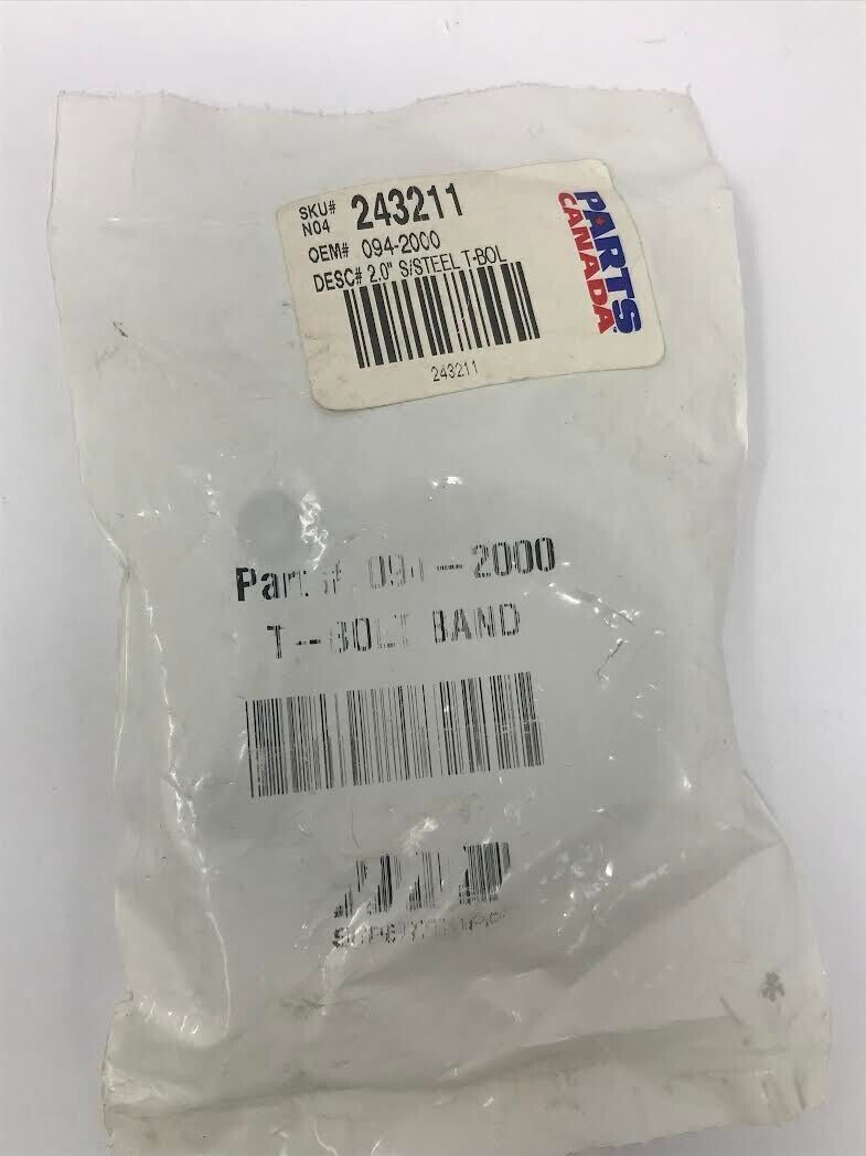 SuperTrapp OEM 2.0'' S/Steel T-Bolt Exhaust Clamp 094-2000