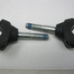 Unbranded Black Wrinkle Finish Risers for 1" Diameter Bars (No Caps or Hardware)