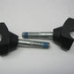 Unbranded Black Wrinkle Finish Risers for 1" Diameter Bars (No Caps or Hardware)