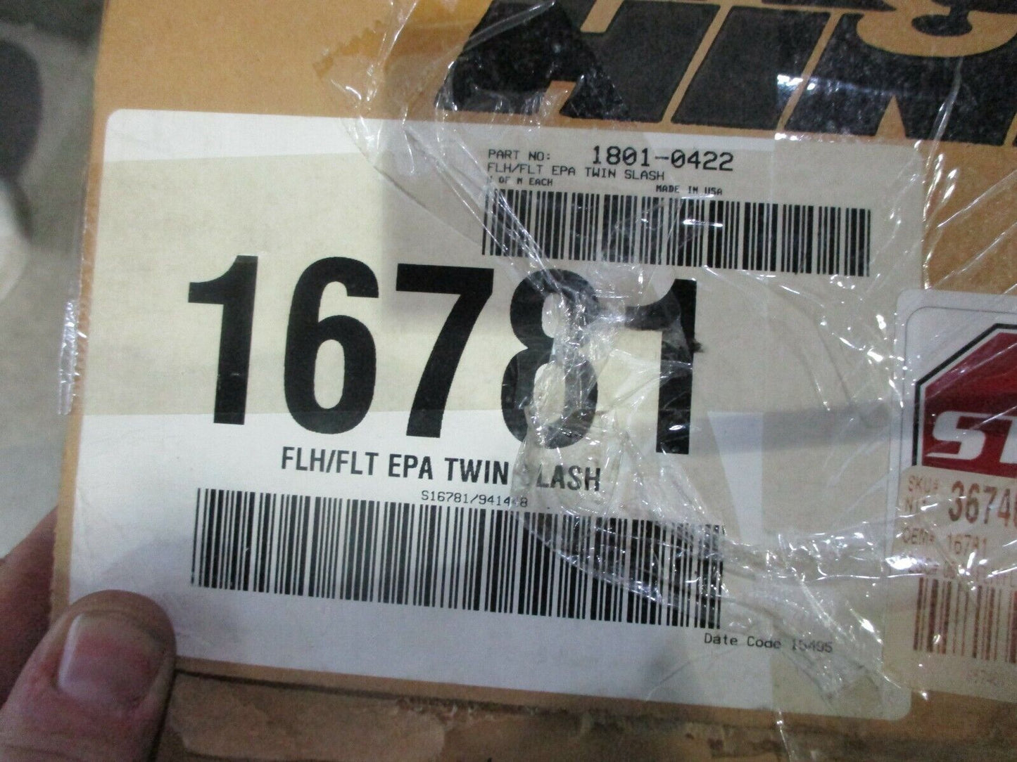 Vance & Hines 09-11 FLH/FLT TW/SLASH EPA SO CHROME*2 PN 16781