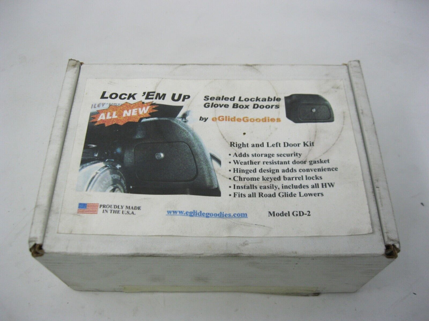 eGlideGoodies OEM Sealed Lockable Glove Box Doors GD-2