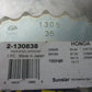 Sunstar - 2-130838 - Steel Rear Sprocket, 38T