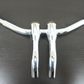 V2 Obsession Dual Gauge Pullback Handlebars made for 1 7/8" Gauges.