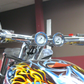 V2 Obsession Dual Gauge Pullback Handlebars made for 1 7/8" Gauges.