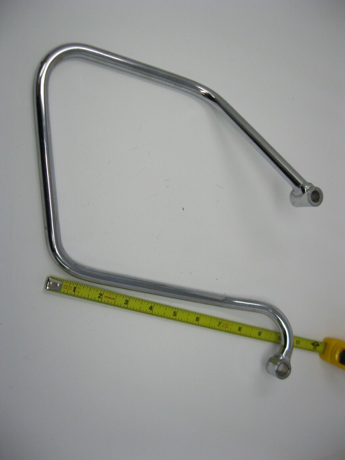 Unbranded Chrome Throw Over Saddlebag Guards (PAIR) (6.75" Between Holes)