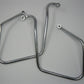 Unbranded Chrome Throw Over Saddlebag Guards (PAIR) (6.75" Between Holes)