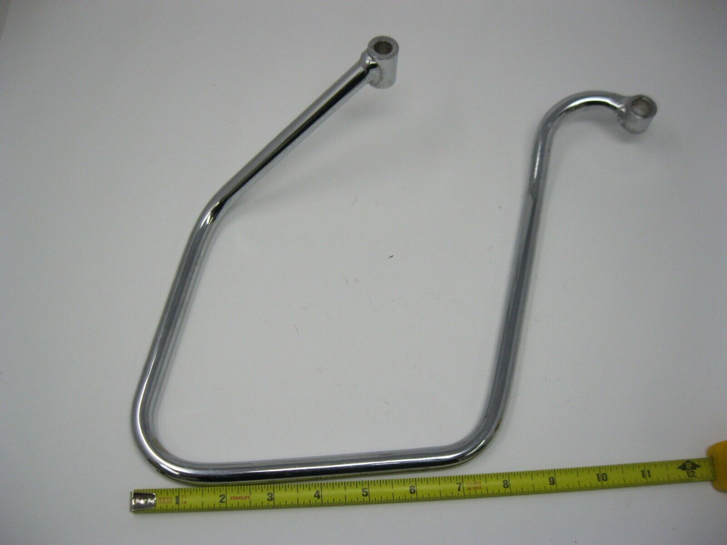 Unbranded Chrome Throw Over Saddlebag Guards (PAIR) (6.75" Between Holes)