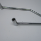 Unbranded Chrome Throw Over Saddlebag Guard  (5 3/4" Between Holes) PFX2270
