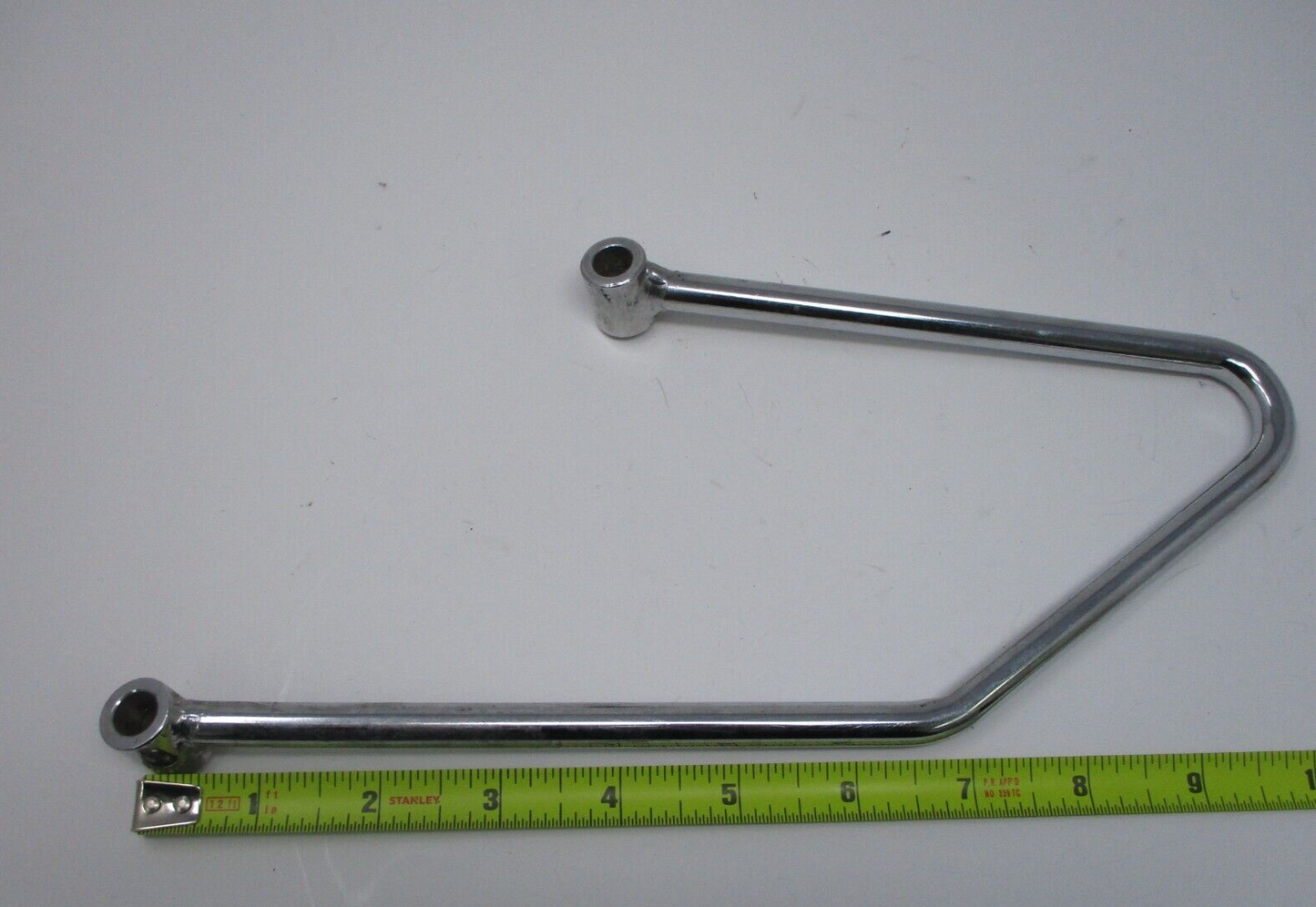 Unbranded Chrome Throw Over Saddlebag Guard  (5 3/4" Between Holes) PFX2271