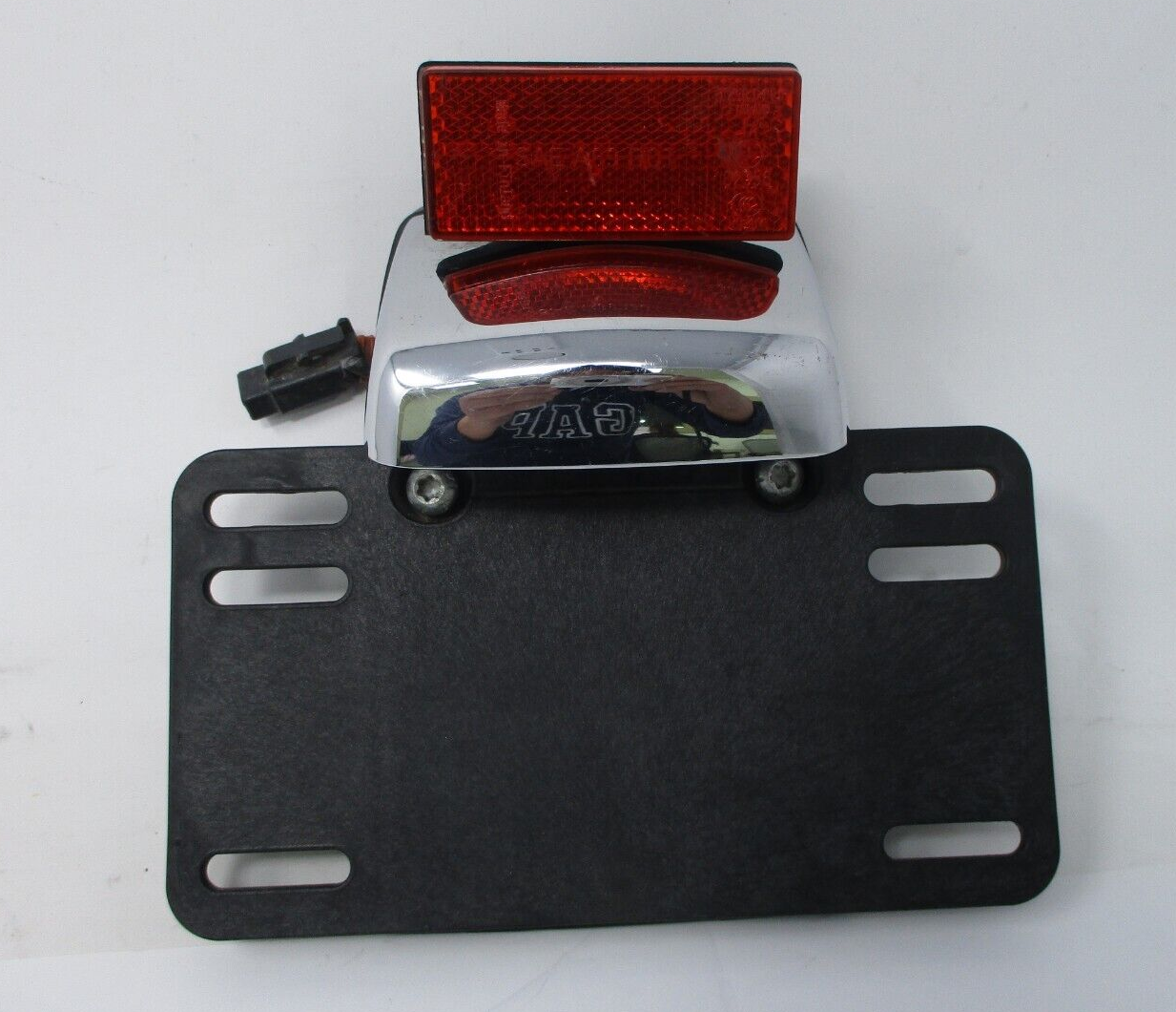 Vivid Black License Plate Assembly Fits Touring Screamin' Eagle '14-'22 60914-09