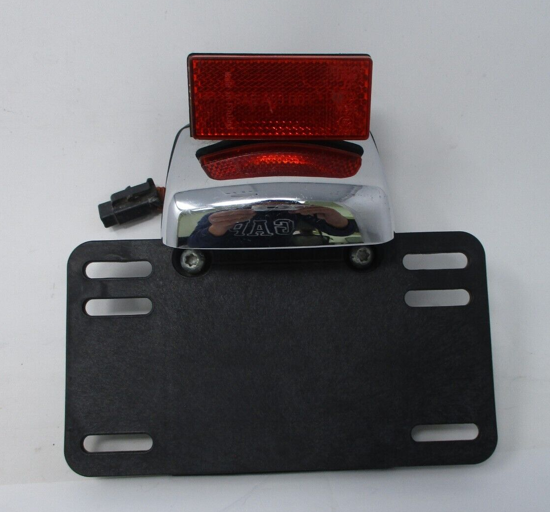 Vivid Black License Plate Assembly Fits Touring Screamin' Eagle '14-'22 60914-09