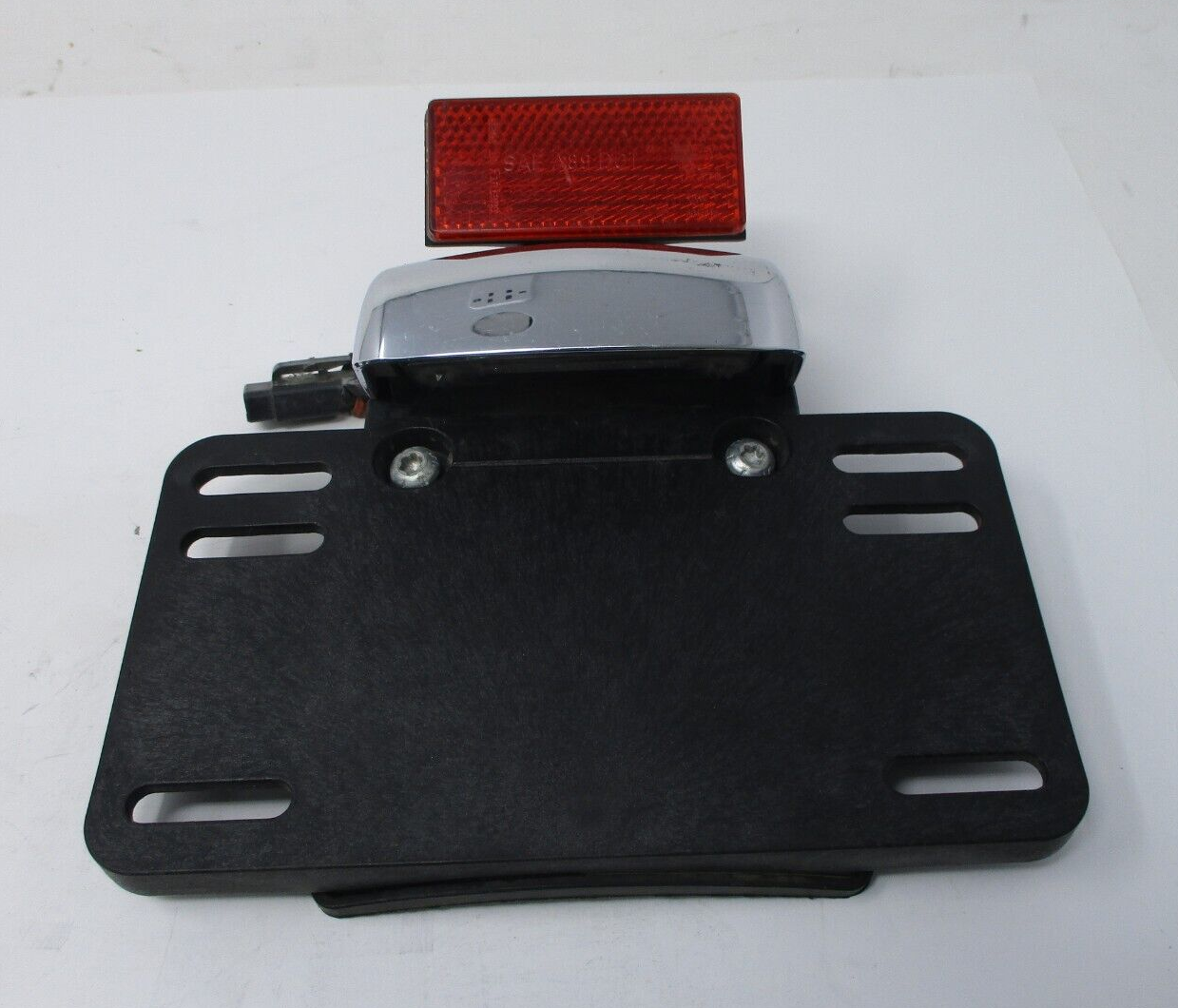 Vivid Black License Plate Assembly Fits Touring Screamin' Eagle '14-'22 60914-09
